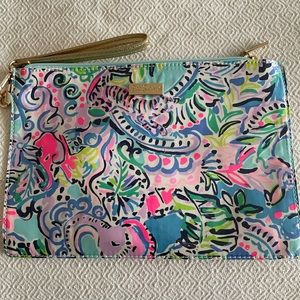 Lilly Pulitzer envelope purse, bright colors, new condition
